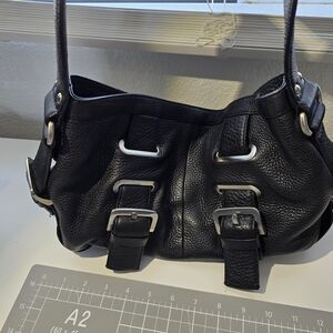Black Leather Women's Bag